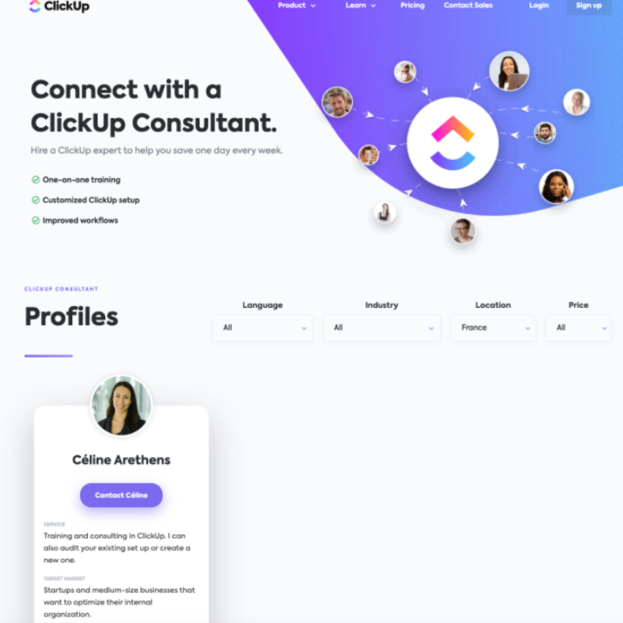 ClickUp Swiss Partners Consultants