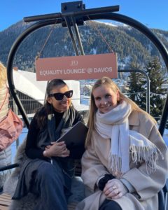 Equipe LANE à l'equality lounge Davos