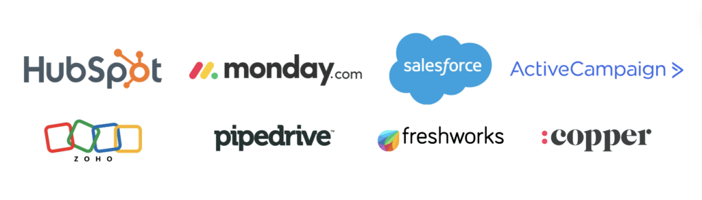 Top CRM 2024 - Salesforce vs Hubspot, Pipedrive, Freshworks, Monday.com, ActiveCampaign, Zoho, Copper