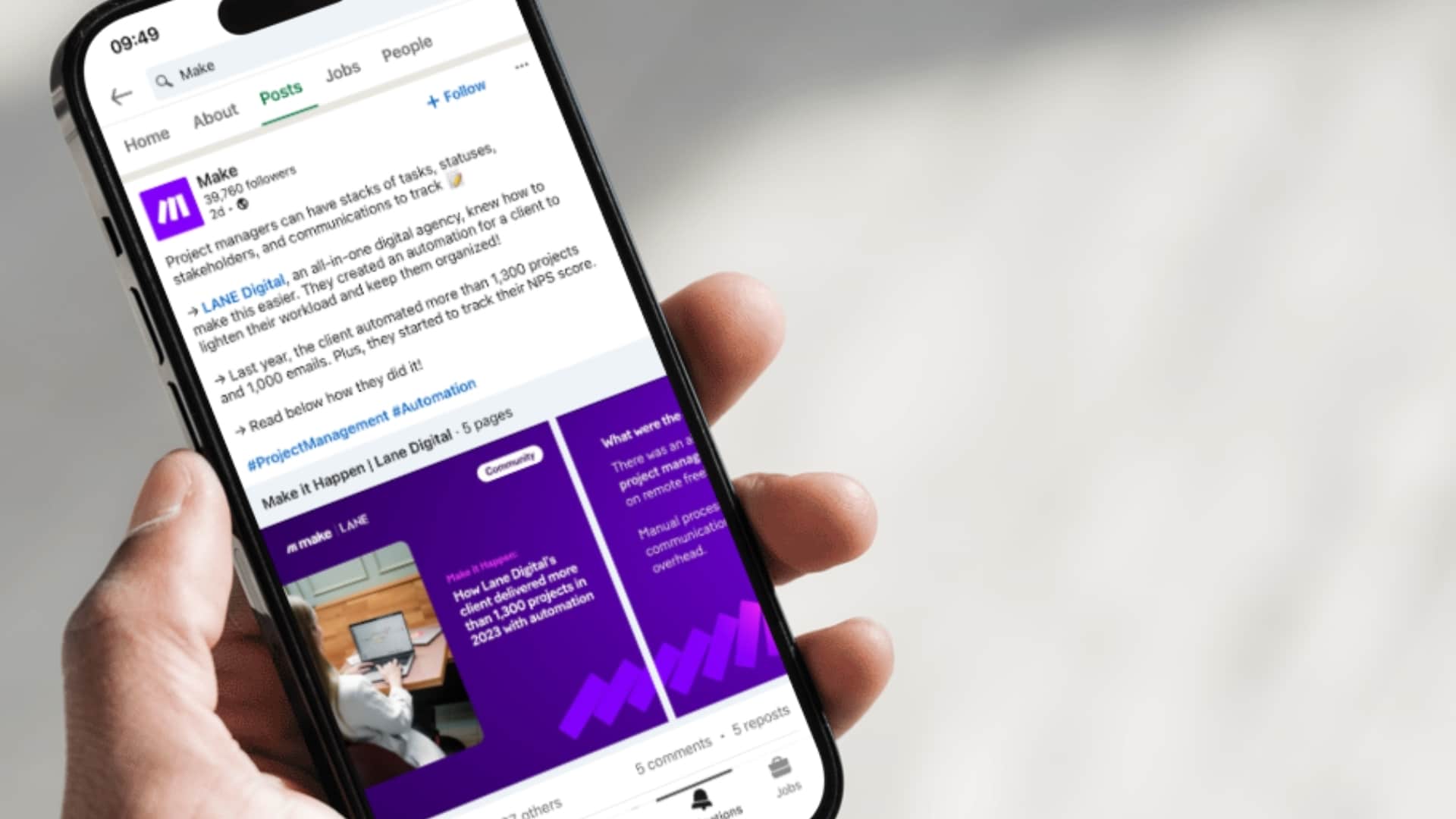 Success story : automatisez votre gestion de projet avec Make.com